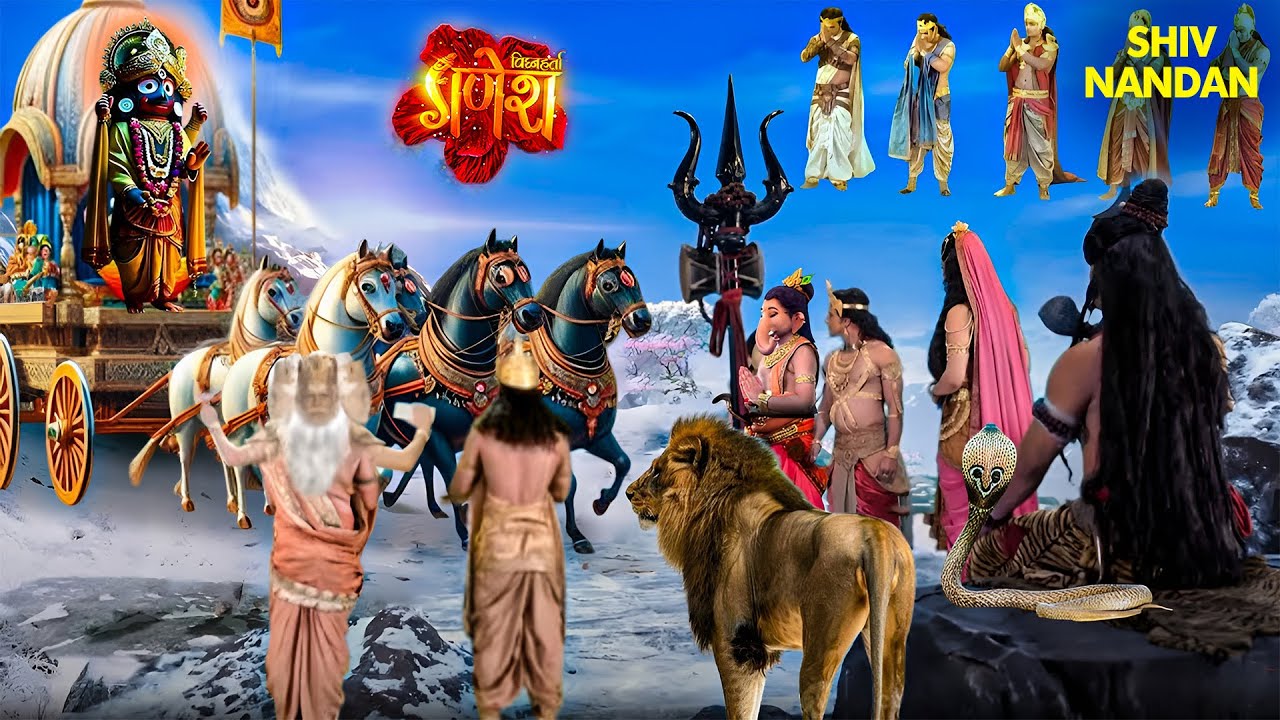 भोलेनाथ से मिलने के लिए कैलाश पहुँचे महाप्रभु जगन्नाथ ! | Vighnaharta Ganesh 2026 | #ganesha #shiv