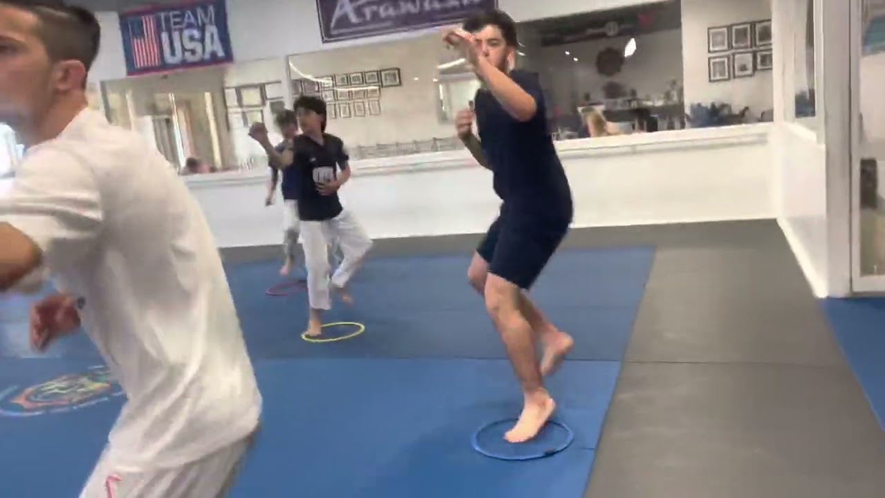 High performance Plyometrics  training for karate