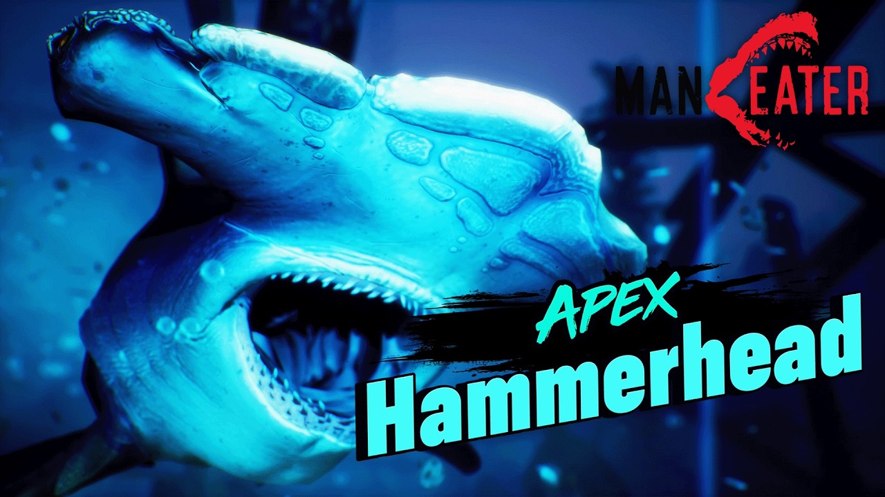 This Apex Hammerhead Tries To Attack Me!!! [Maneater] Part 4
