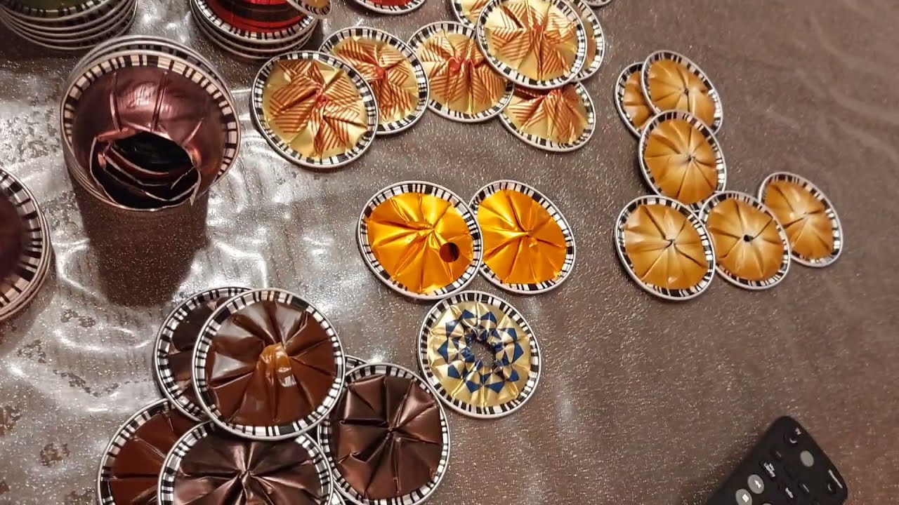 CAPSULES DE CAFE - COFFEE POD - DIY - COMMENT LES PLIER - Idée récup