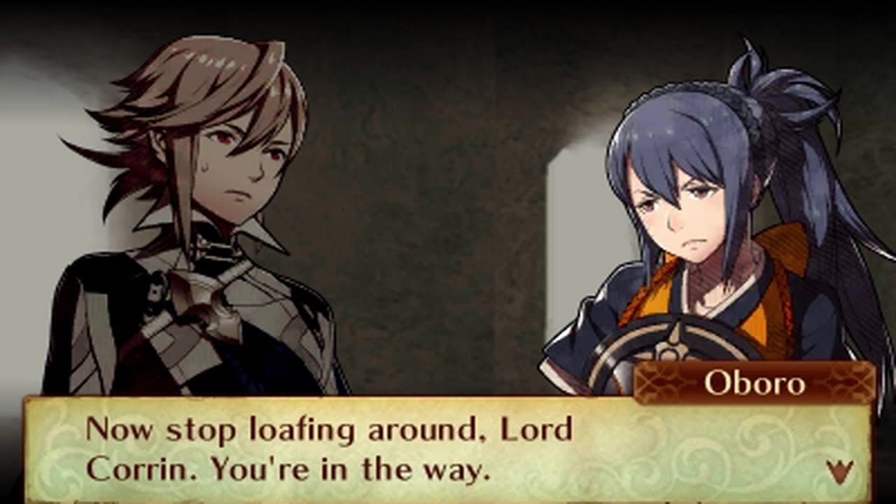 Fire Emblem Fates: Birthright - Male Avatar (My Unit) & Oboro Support Conversations