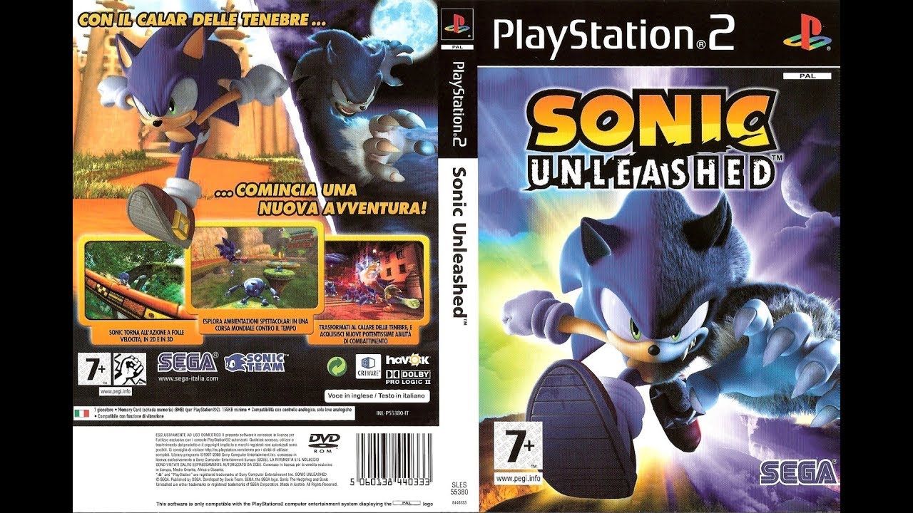 Sonic Unleashed [PS2/Wii] Gameplay [1080p]