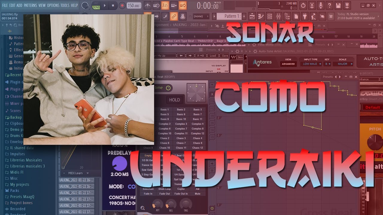 ✅MEZCLAR VOCES HYPERPOP type UNDERAIKI | SUEI | PRESET Gratis FL Studio 20