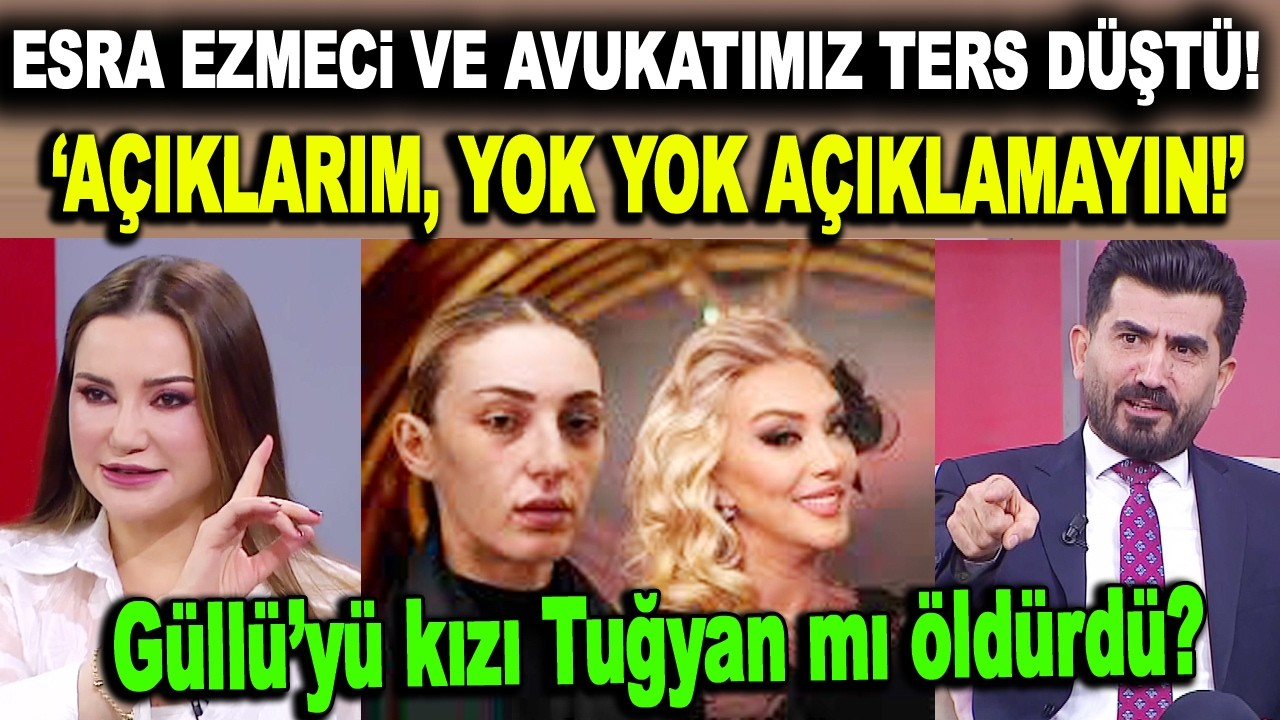 Canlı yayında dikkat çeken anlar! Esra Ezmeci ve Avukatımız Hasan Bey arasındaki konu...!!!