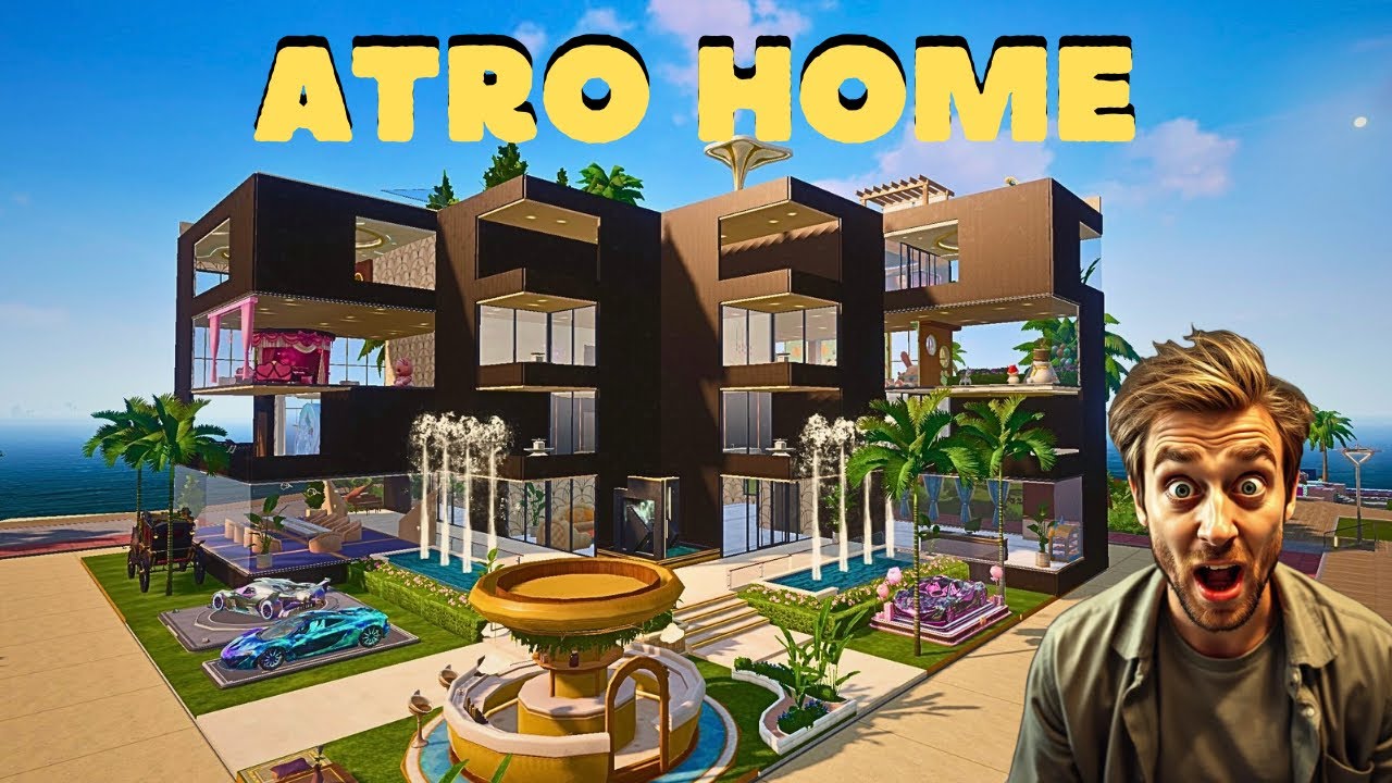 pubg home - Легендарный Дом Atro | Кинотеатр + Бассейн + Геймерский Сетап!