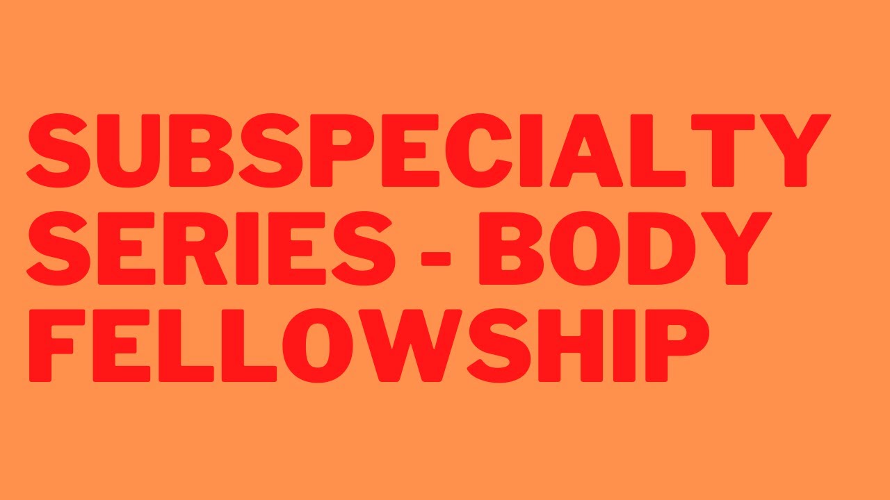Radiology BODY subspecialty [series]