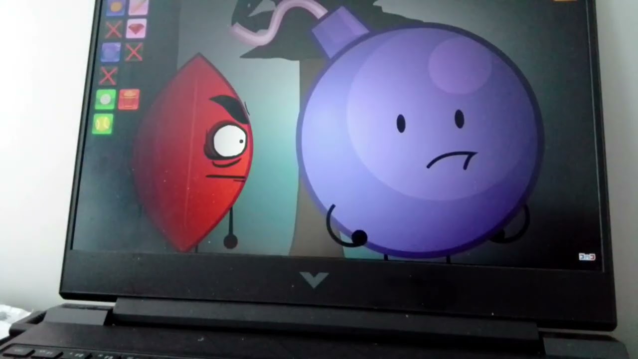 Bfdi but its just evil leafy