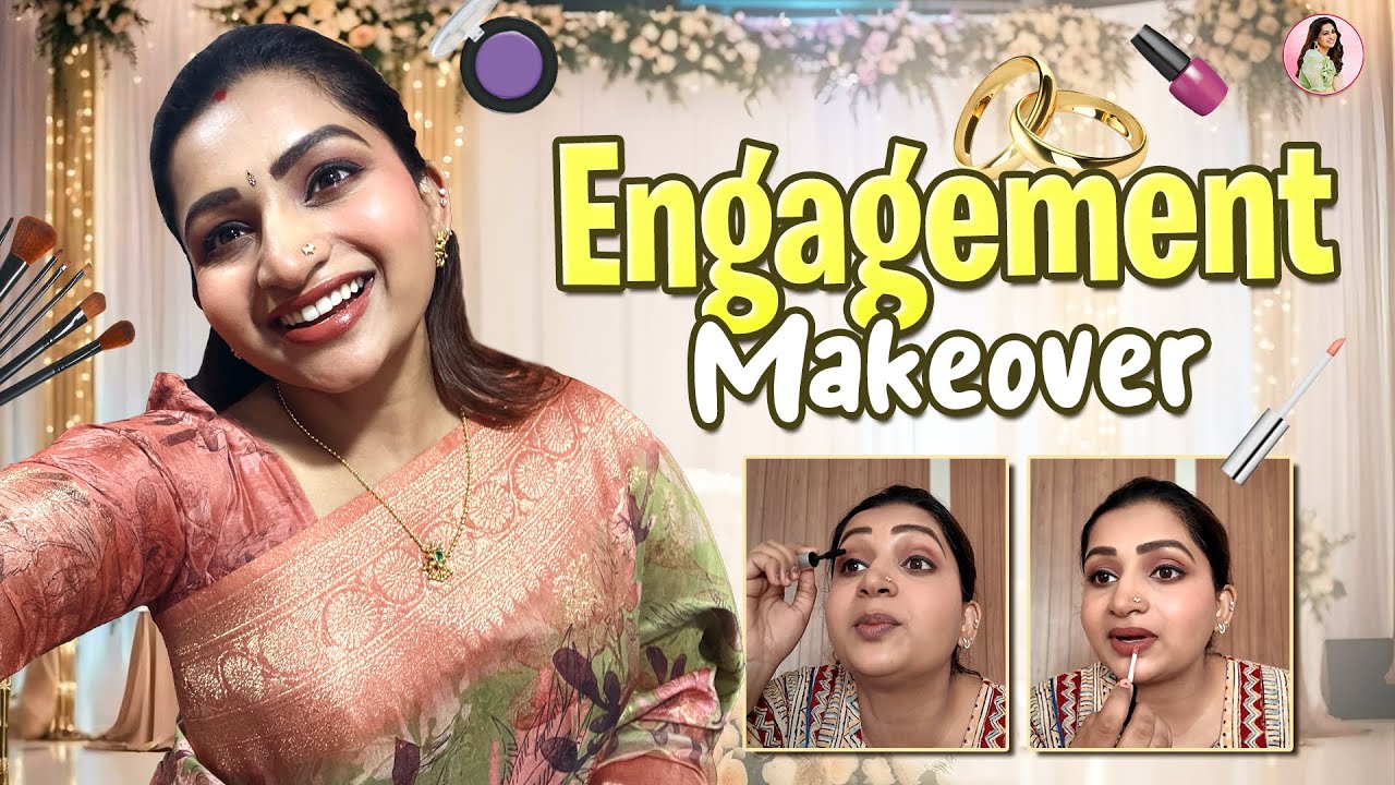 Get Ready with Me for an Engagement Party! | Nakshathra Nagesh