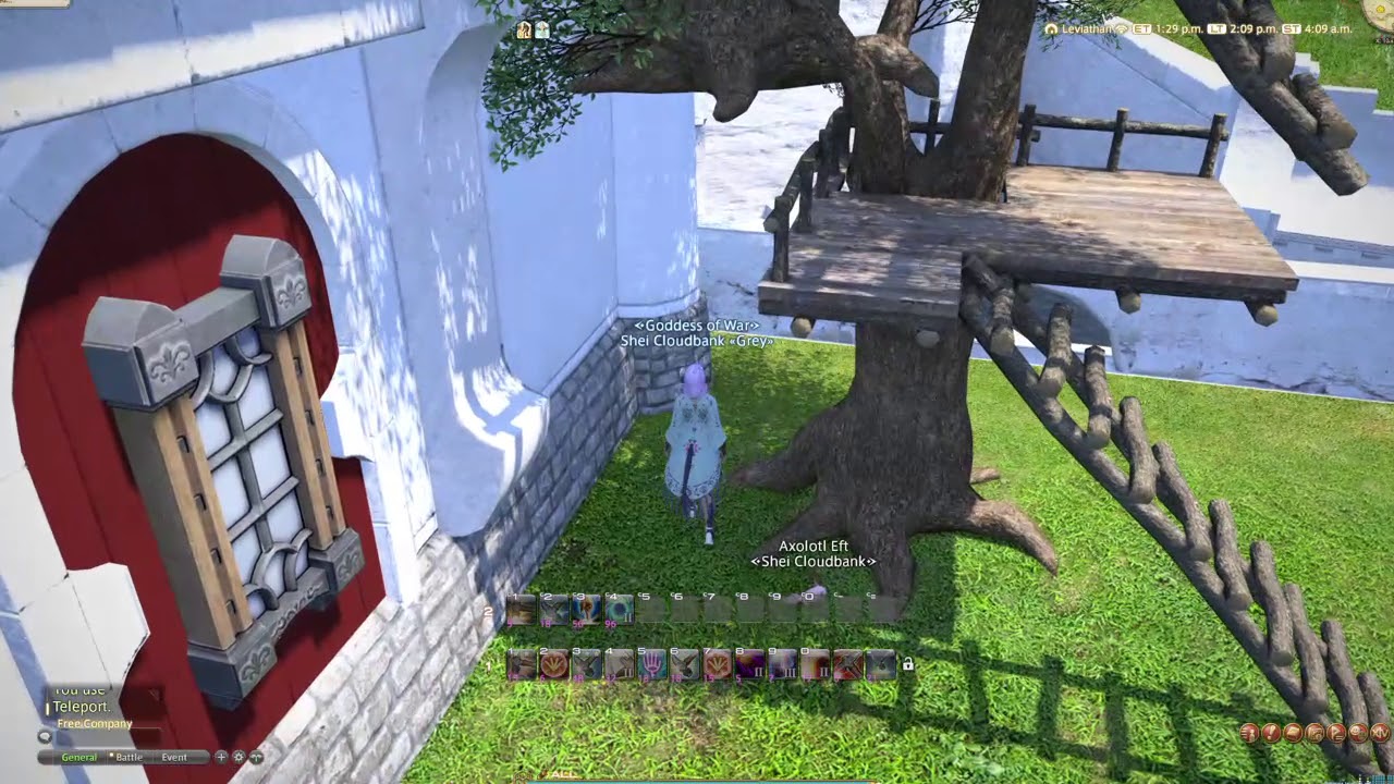 FFXIV Method 1: Two Places to Float Tree Houses