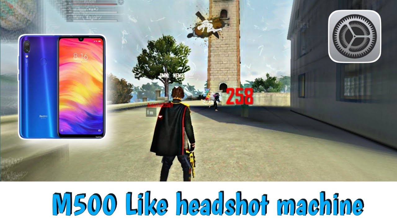 📲🦇 Free Fire Xiaomi Redmi Note 7 Pro ⚡ default dpi ⚙️ 60 Fps Open Settings 🎮 Game Turbo🔥