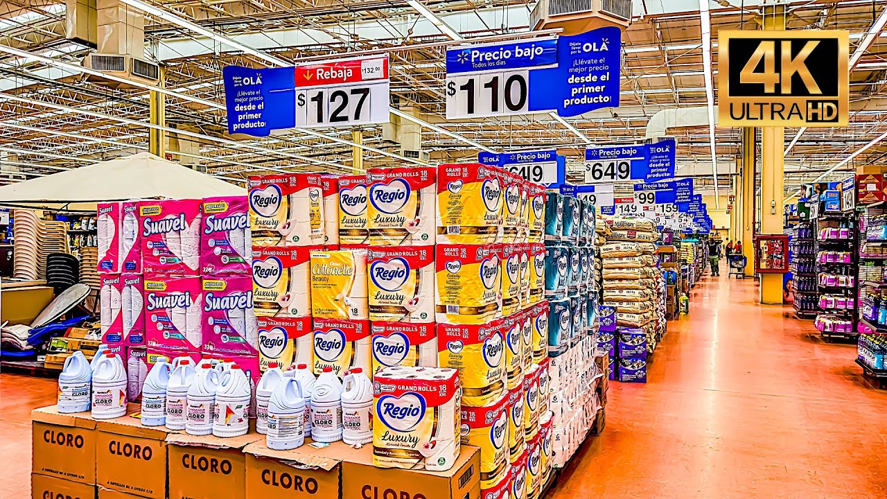 🇲🇽 Откройте для себя Walmart MEXICO Supercenter и ЦЕНЫ в Пуэрто-Вальярта [видео в формате 4k]