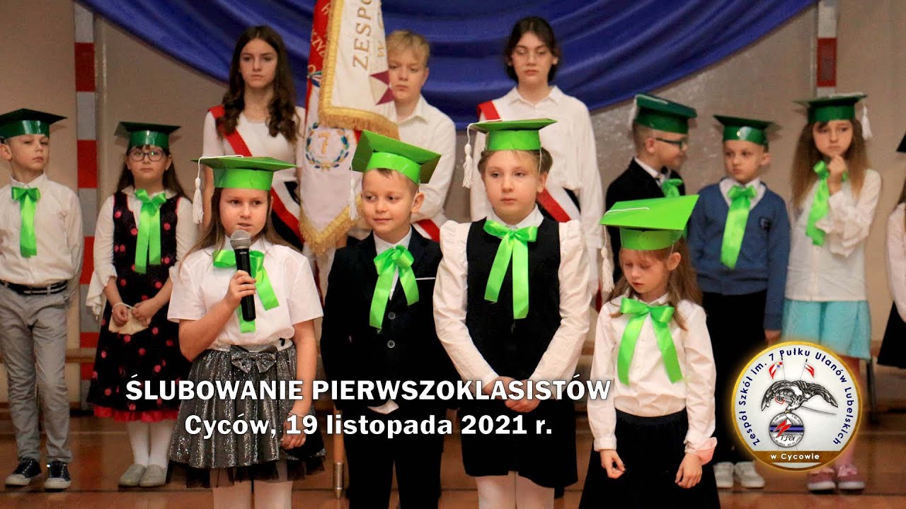 Ślubowanie Pierwszoklasistów Szkoły Podstawowej w Cycowie