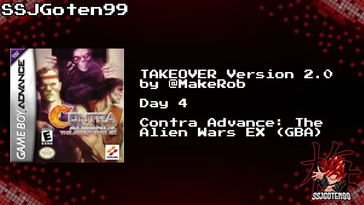 TAKEOVER V2.0 - Brought to you by @makerob - Day 4 - Contra Advance: The Alien Wars EX (GBA)