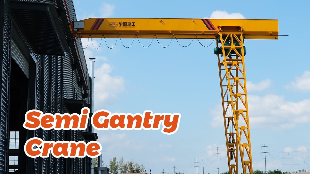 Expert's Top Pick BMH Model Electric Semi-Gantry Crane for Remote Control!