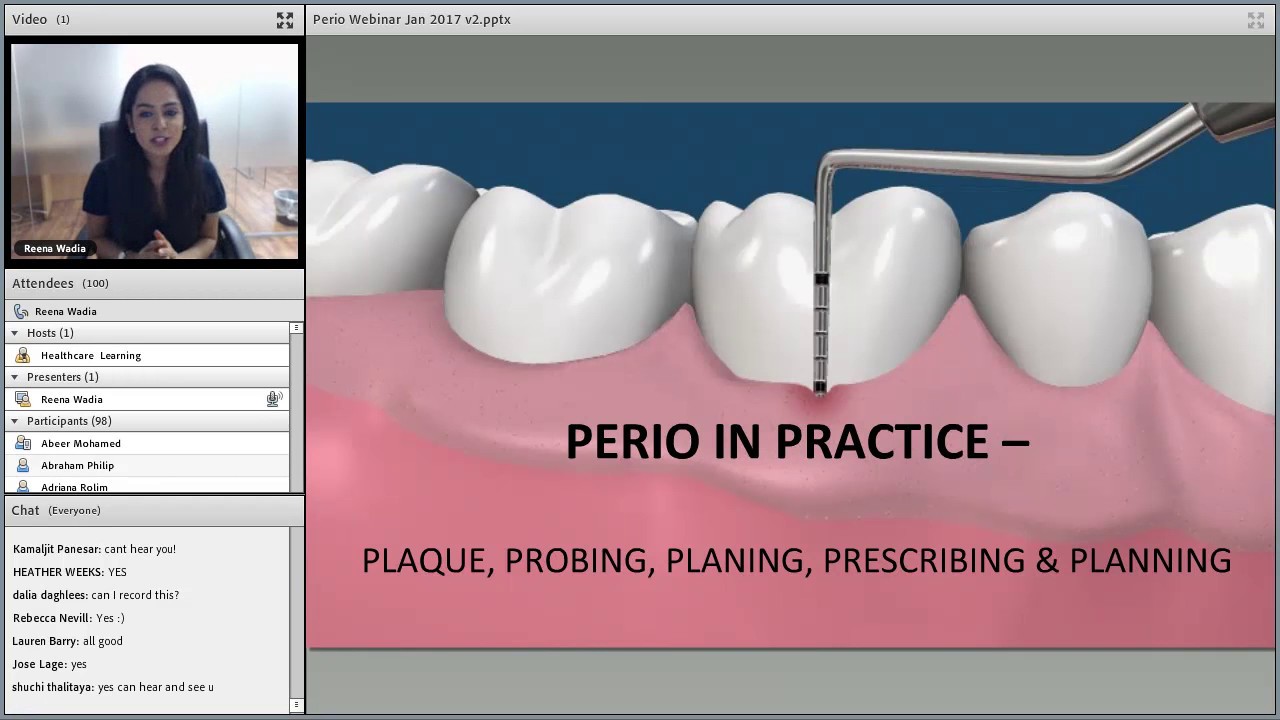 Webinar - Perio in Practice - Plaque, Probing, Planing, Prescribing & Planning - Jan 2017