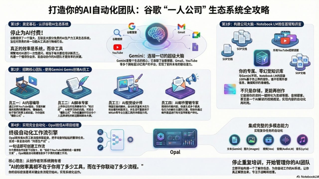 一个人 + Google = 一支 AI 团队