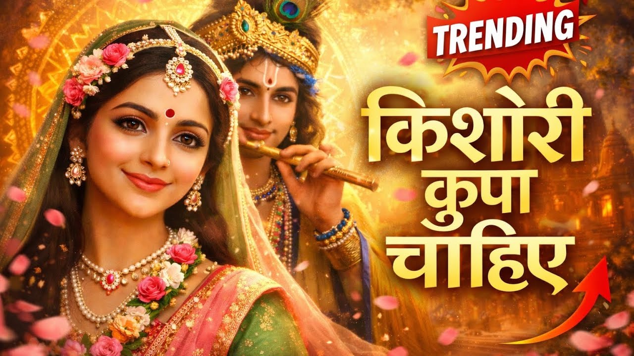 वृन्दावन की कुंज गलियों में new किशोरी राधा रानी का भजन। किशोरी कृपा चाहिए | राधा रानी करुणा भजन | 