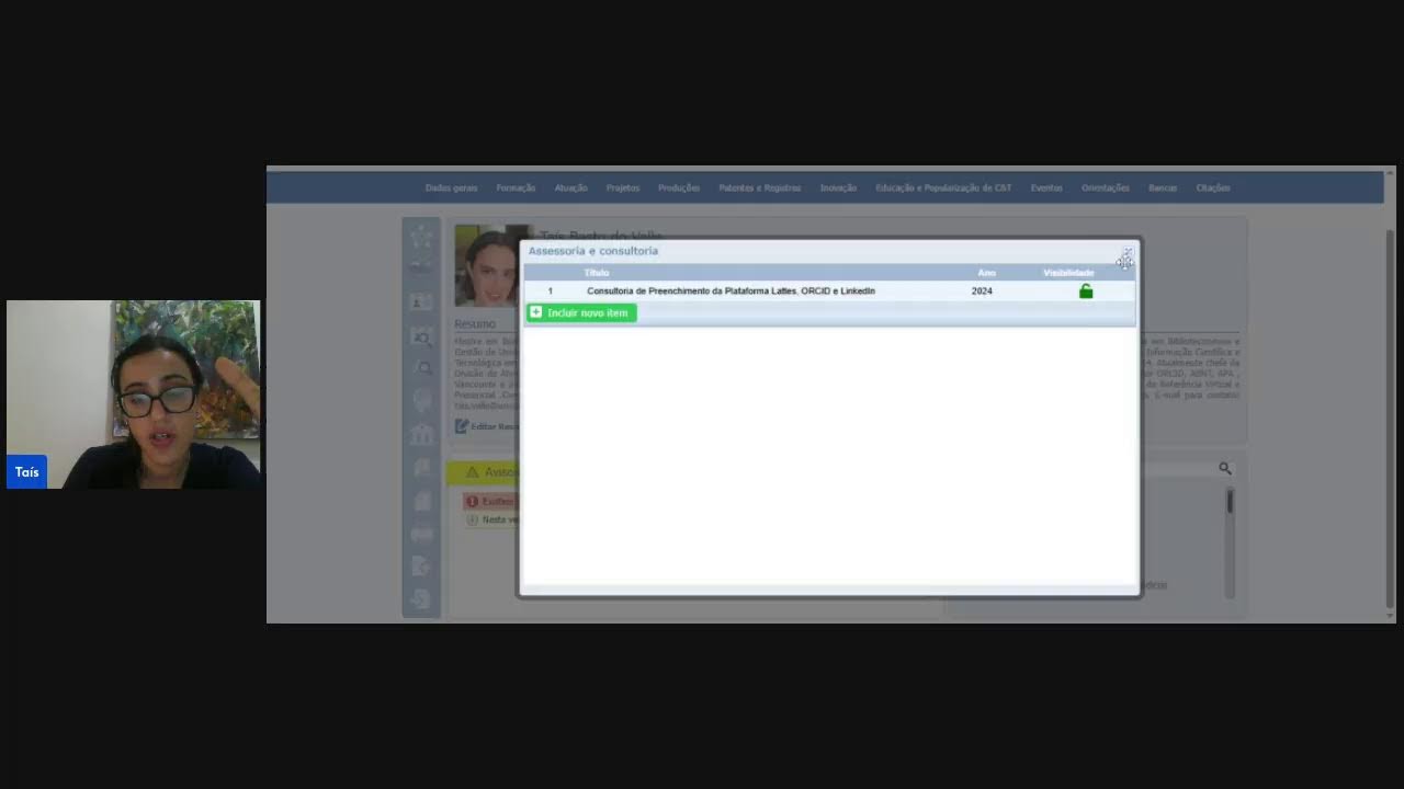 Webinar: Conhecendo a Plataforma Lattes