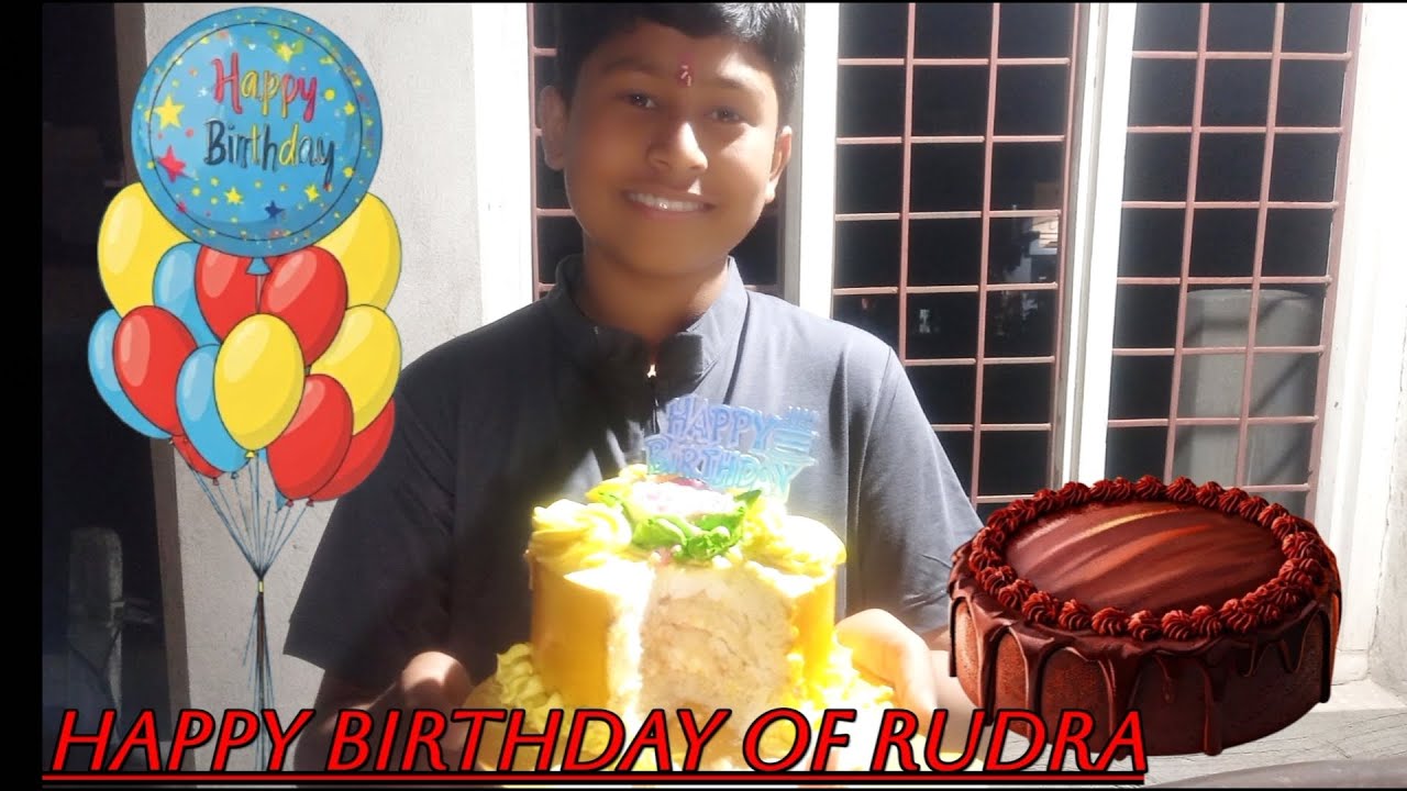 শুভ জন্মদিন রুদ্র।Happy birthday of RUDRA 🎂🎂