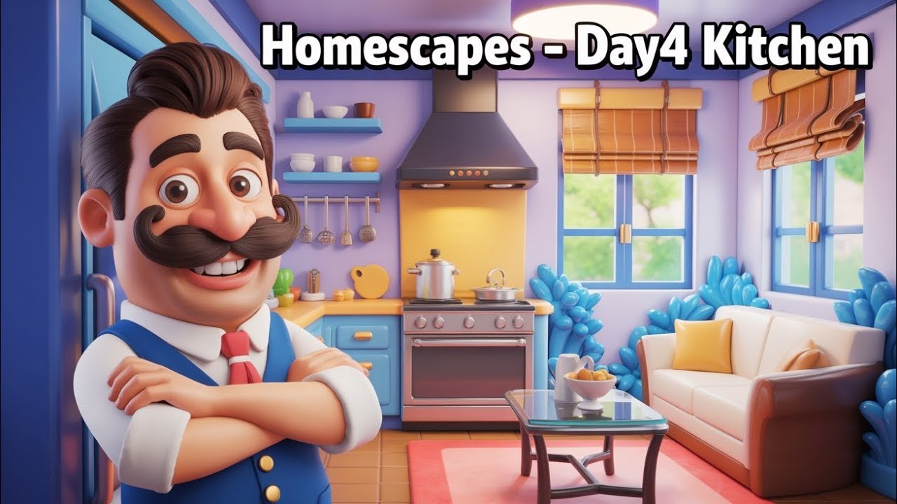 Homescapes Day 4 Kitchen Renovation | New Gadgets, Recipe Hunt & Cozy Makeover 🍳🏡✨