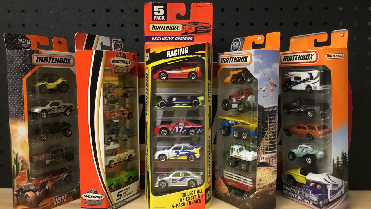 Let's open 5 Vintage 5 Packs from Matchbox!