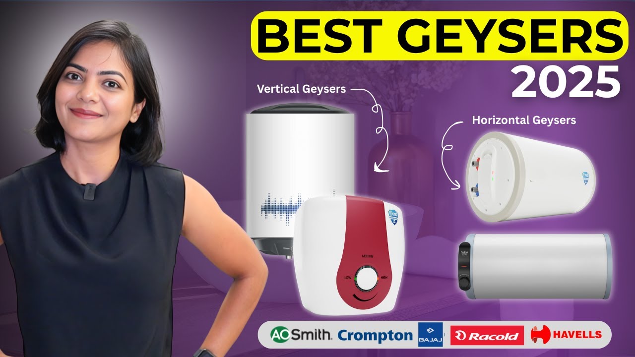 Лучший гейзер 2026 года | AO Smith против Racold против V Guard против Crompton