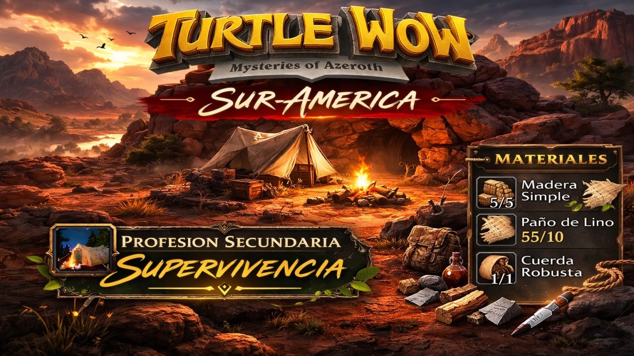 👉La guia ACTUALIZADA y bien EXPLICADA - como tener la Prof. de SUPERVIVENCIA | TURTLE WOW SA 🐢