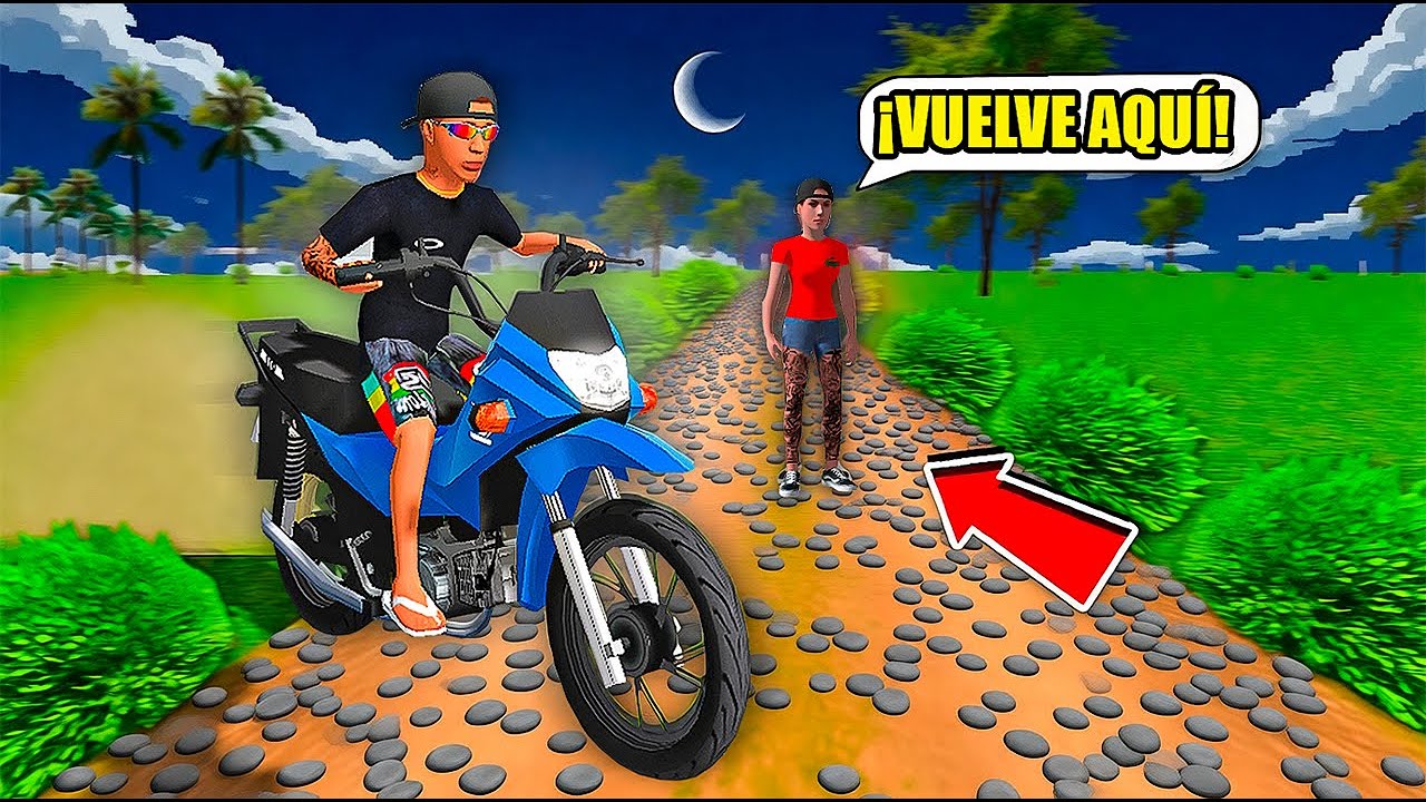 ESCAPÉ DE LA CHICA INTERESADA EN MOTO WHEELIE 3D 😳💨