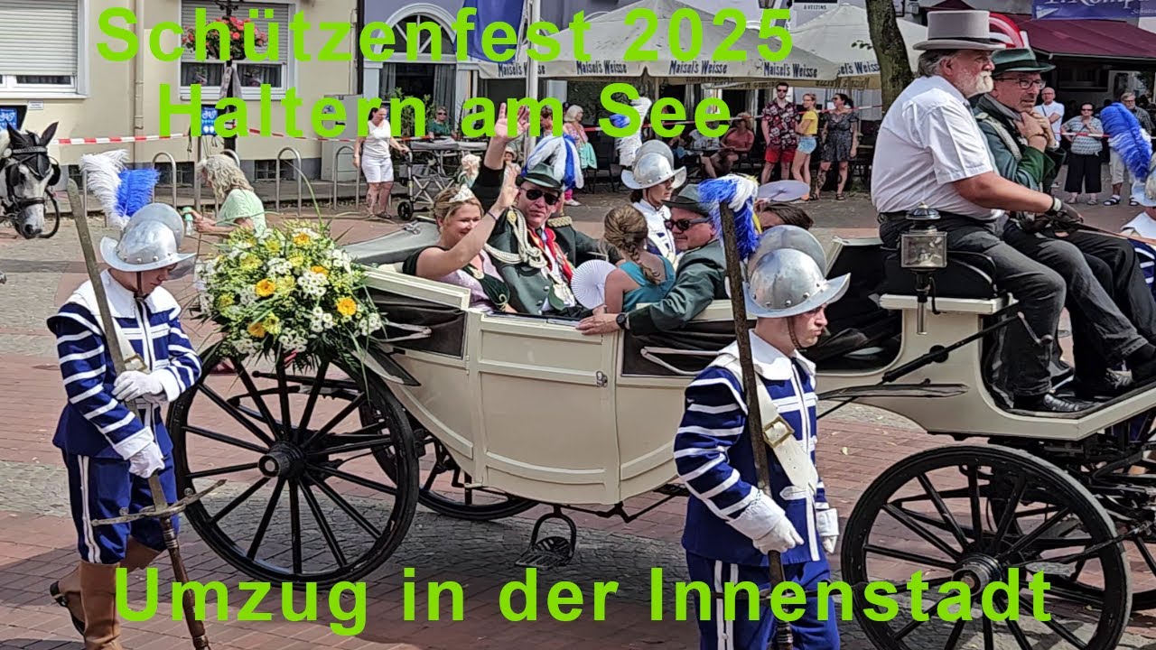 Schützenfest 2025 | Haltern am See | Sonntags-Parade durch die Innenstadt am 22.06.25