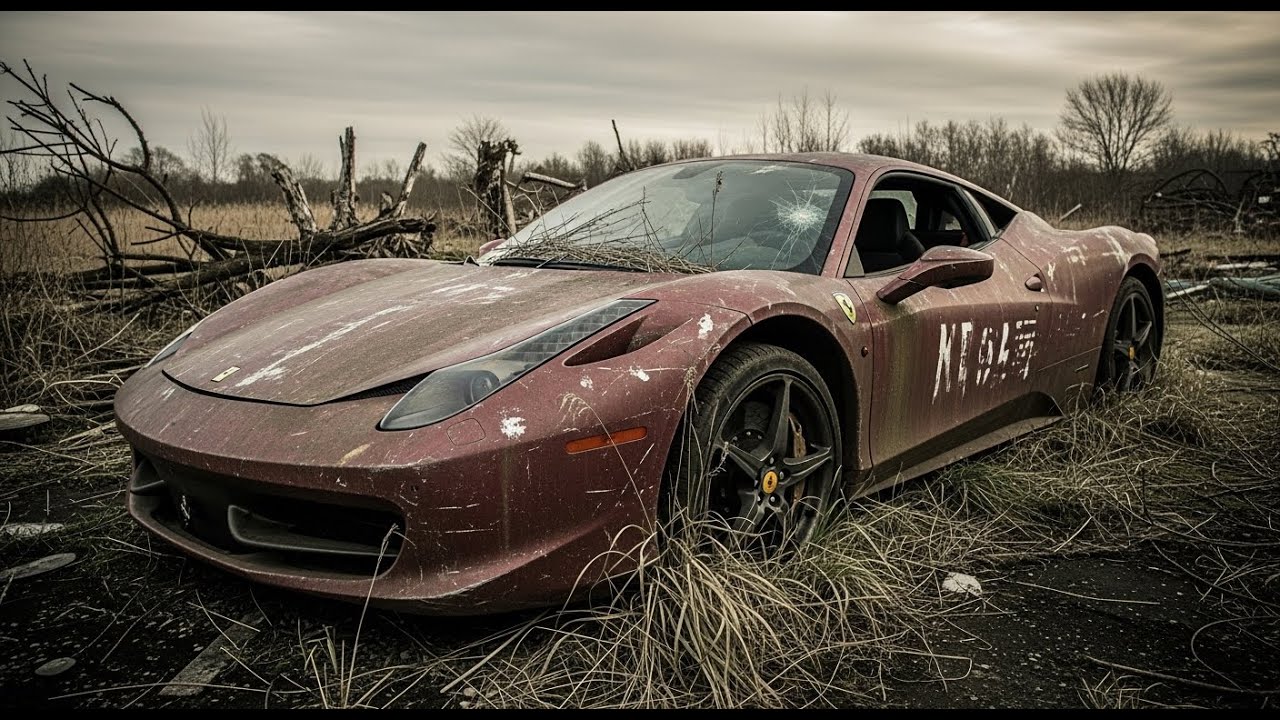 ASMR Car Restoration! Full Restoration of 2010 Ferrari 458 Italia from Abandoned State #asmr