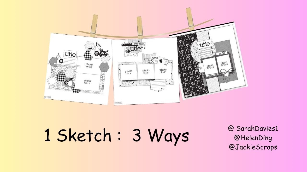 1 Sketch : 3 Ways : November 2025 : Carta Bella - Pirate Night | Jackie Ashton