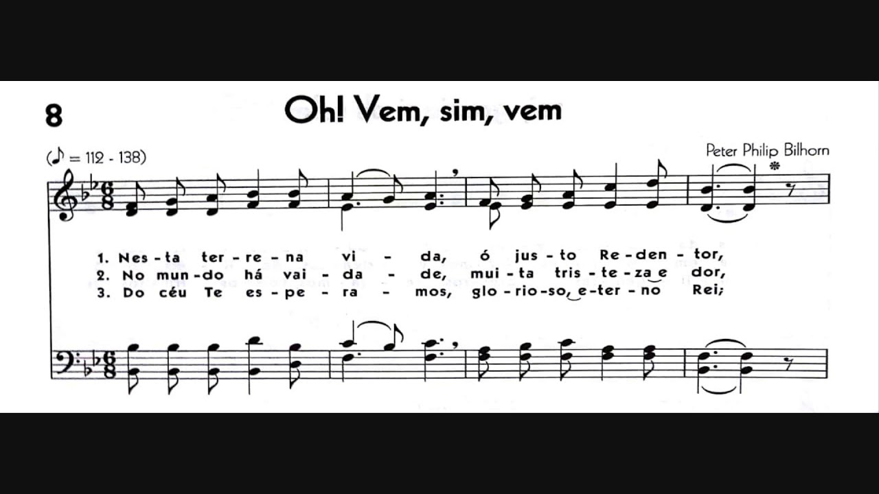 Hinário 5 CCB - Hino 008 - Oh! Vem, sim, vem - Strings - Teclado Yamaha PSR S670