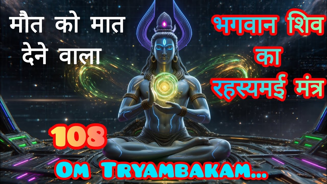 108 times - Mahamrityunjay Mantra chant भगवान शिव का रहस्यमई मंत्र