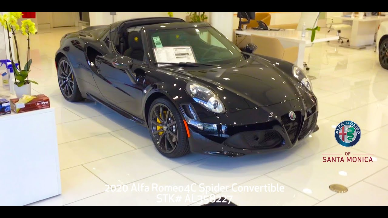 2020 Alfa Romeo 4C Spider Convertible