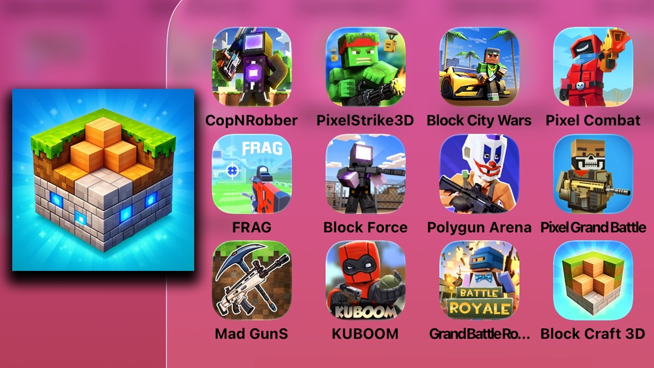Block Craft 3D: Building Game - iPad Pro Gameplay & Walkthrough - Game Review (iOS,Android)