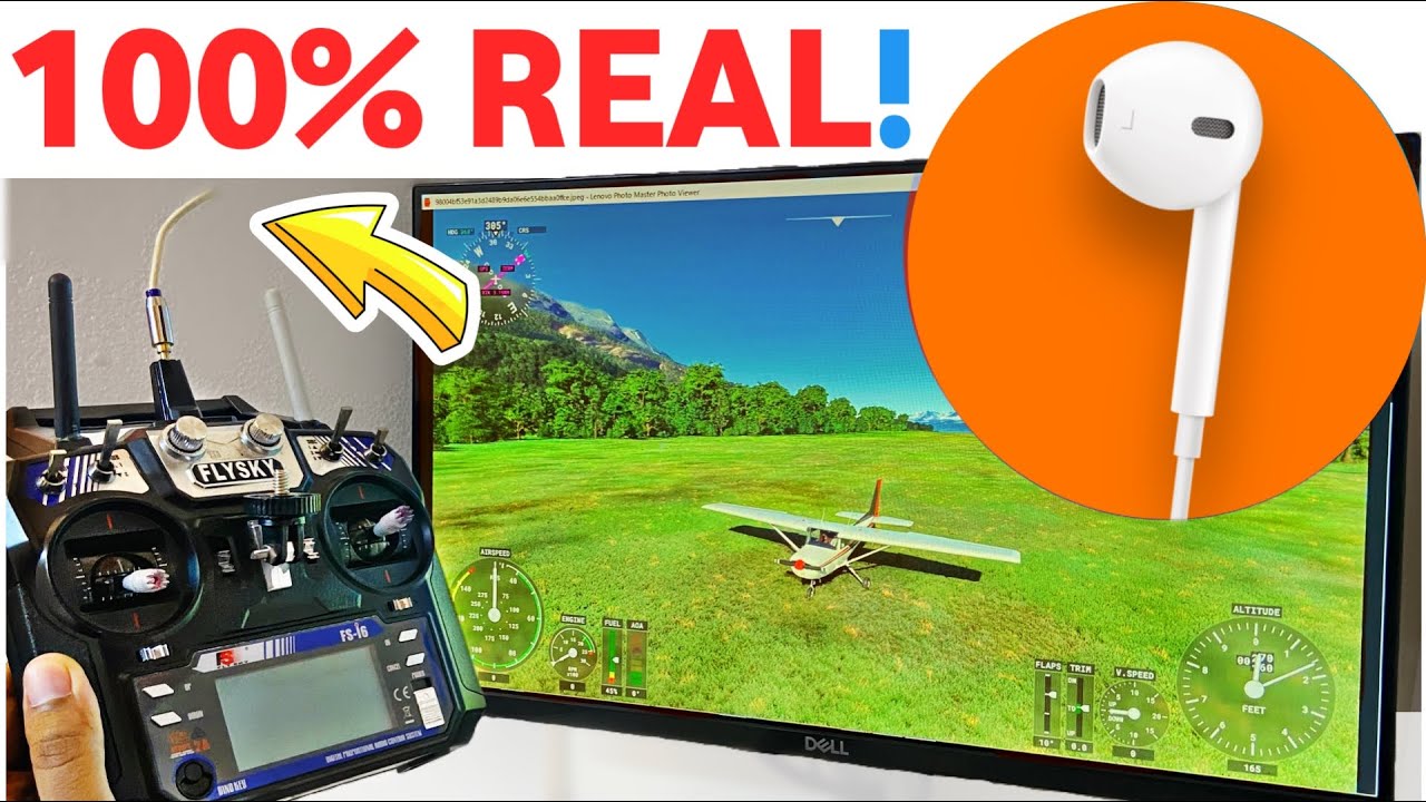 Turn Any Earphone Into RC Plane Simulator Cable | 100% free rc plane simulator - Automation Dude