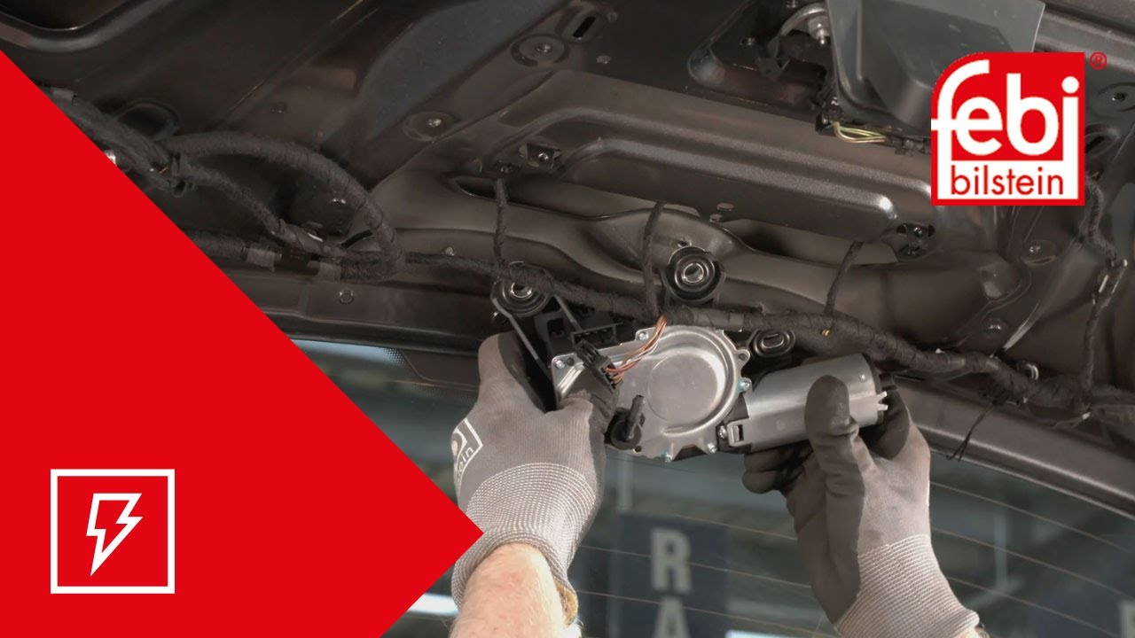 [EN] Audi A4 Avant Rear wiper motor replacement