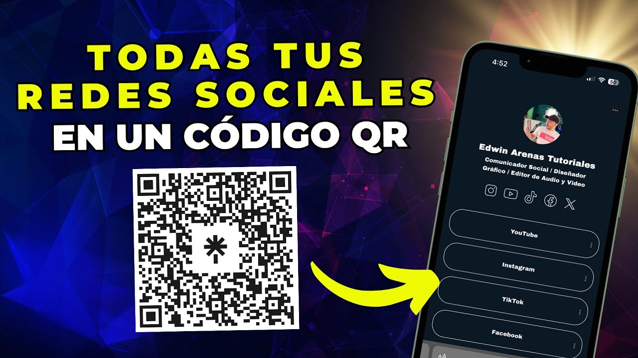 ¡Crea Tu Código QR para TODAS tus Redes Sociales GRATIS! 🤩💡 (Fácil y Rápido con LINKTREE)