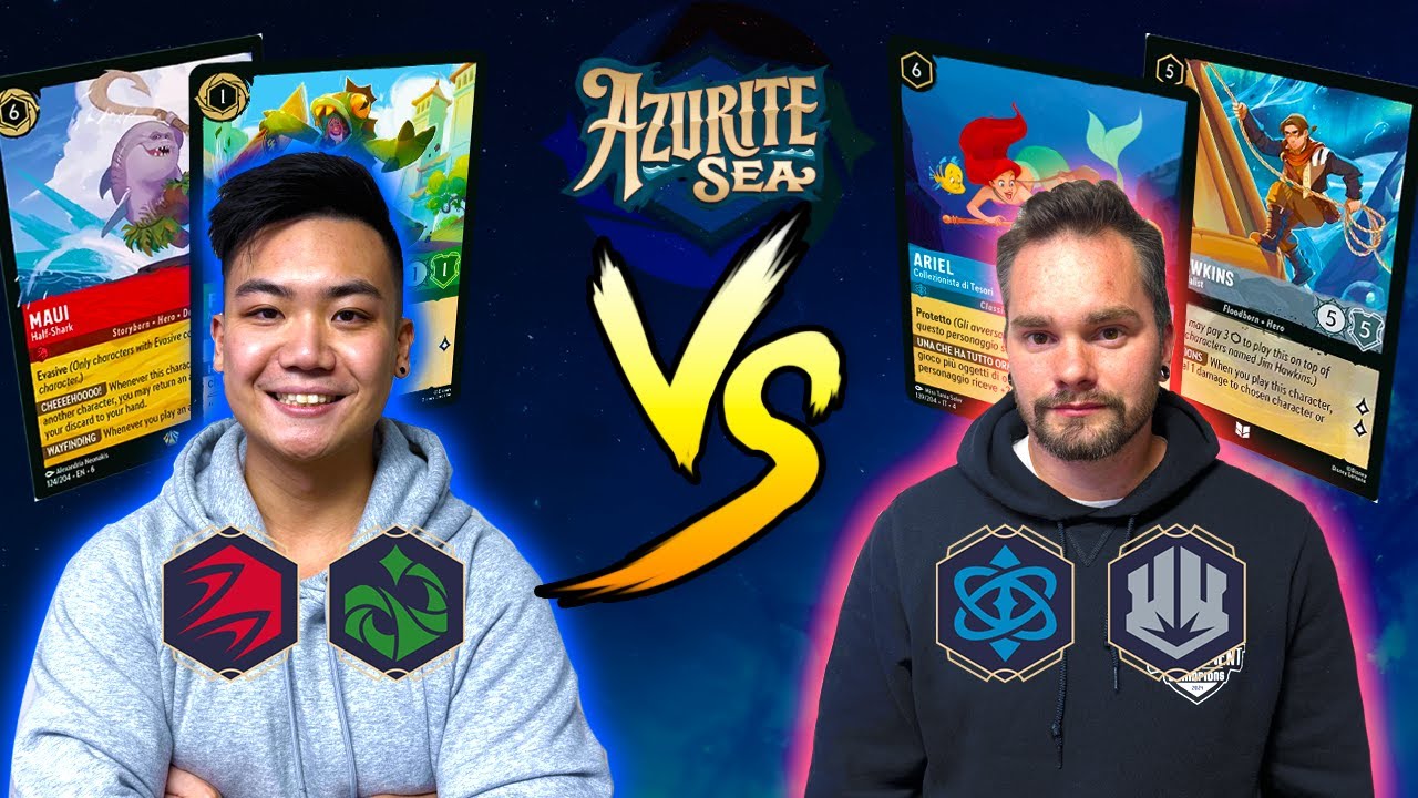Azurite Sea - Ruby Emerald Vs Sapphire Steel - Live Challenge Disney Lorcana