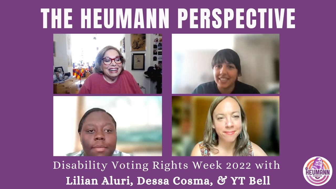 Disability Voting Rights Week 2022 with Lilian Aluri, Dessa Cosma, and YT Bell