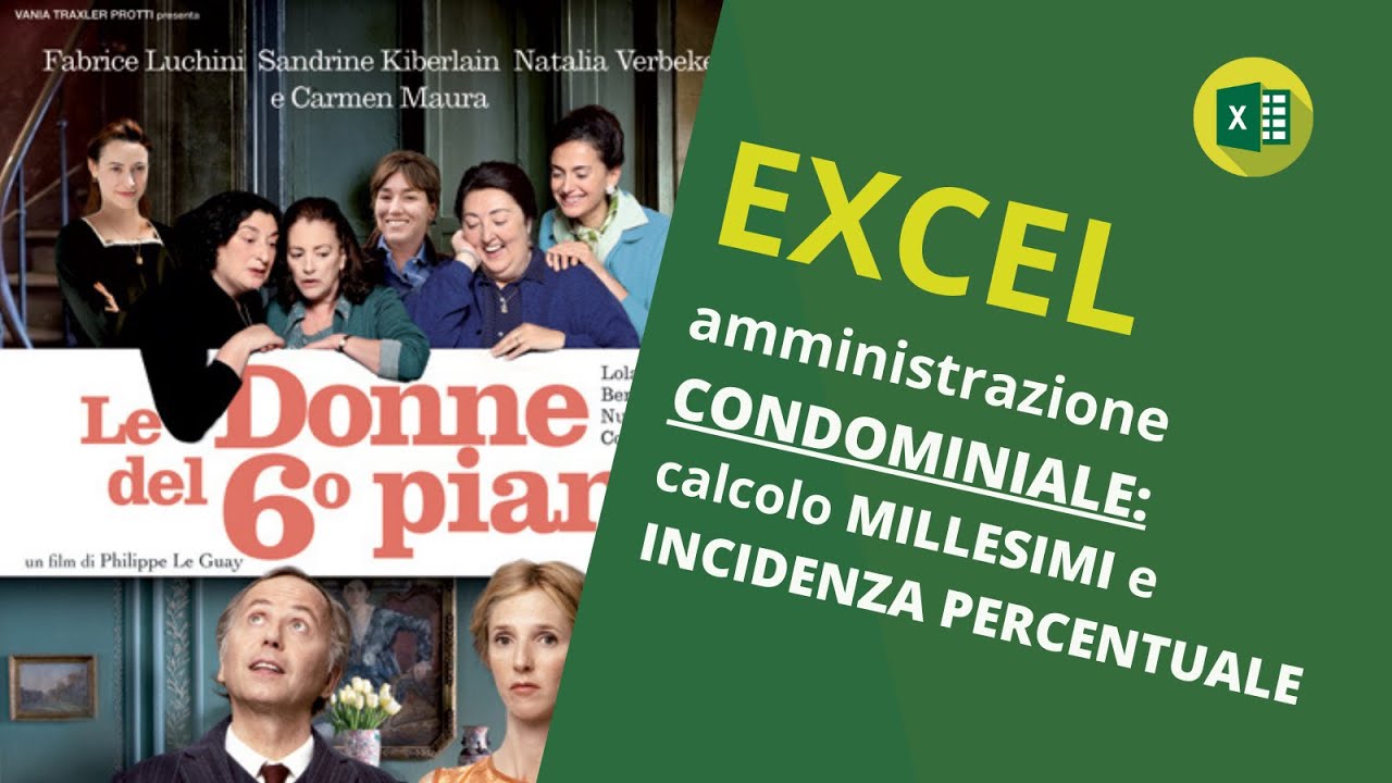 Excel: incidenza percentuale e millesimi condominio