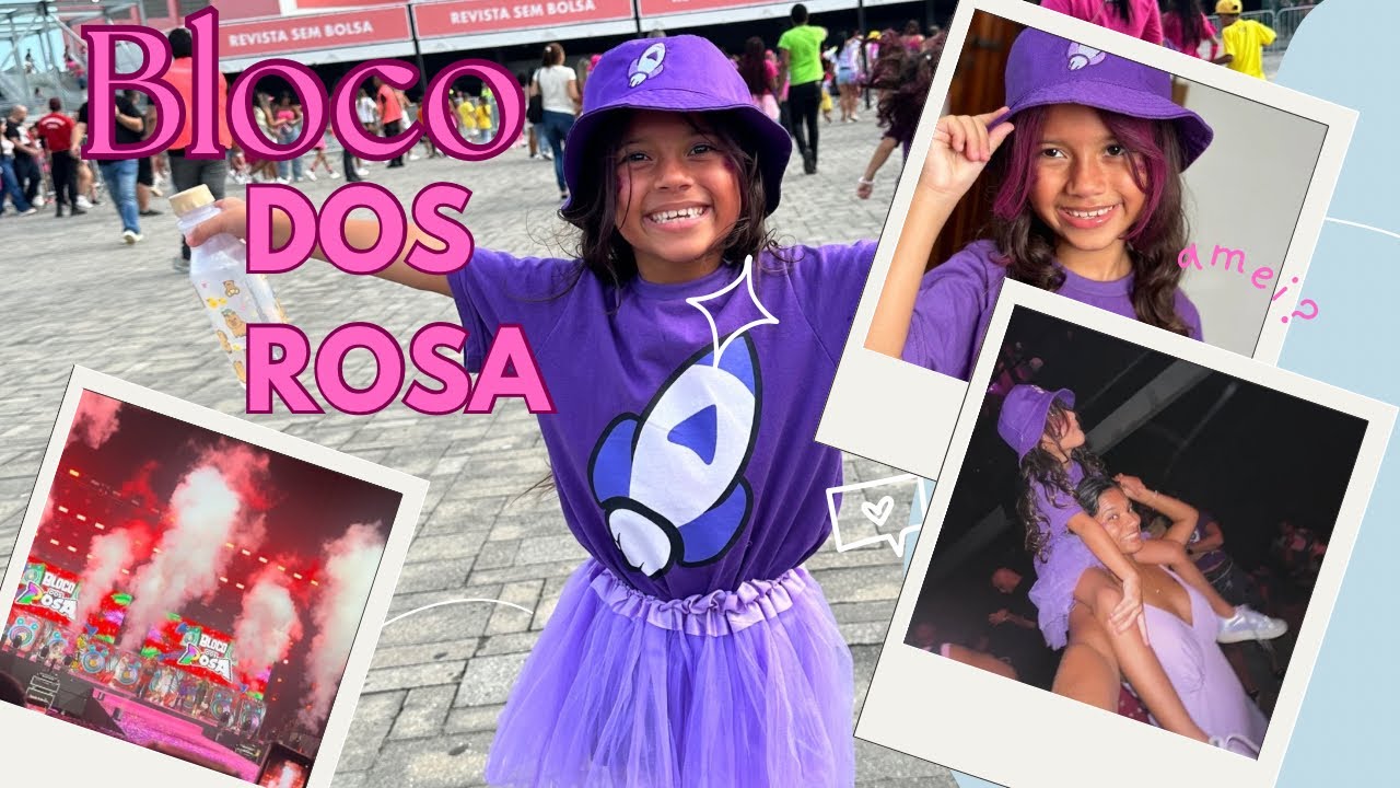 **BLOCO DOS ROSA** Realizei um sonho 💜