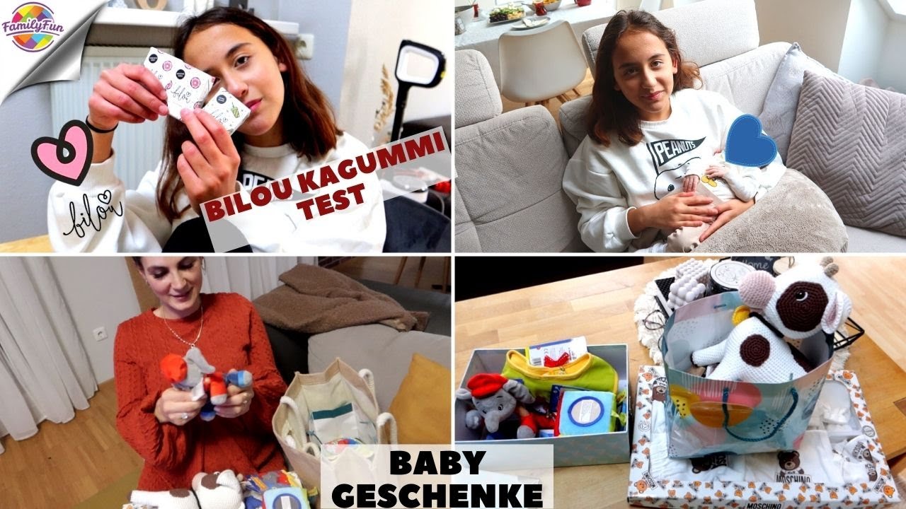 ERSTE GESCHENKE FÜR ENKELKIND 🎁NEUGEBORENEN 👶 BESUCH  BILOU KAUGUMMI TEST | Daily Vlog Family Fun