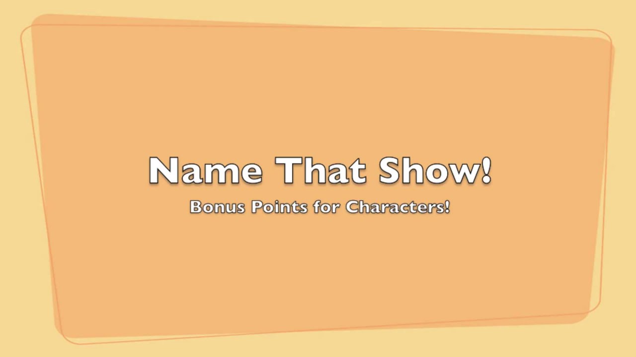 TV Show Theme Song Quiz