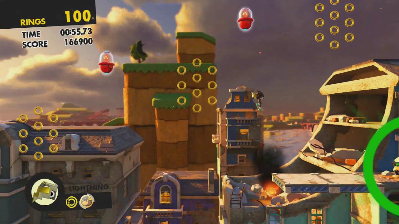 Sonic Forces - Stage 12 All Number RIngs Park Avenue (City)