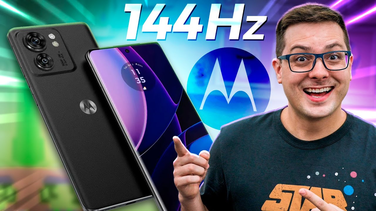 Novo MOTOROLA EDGE 40! TELA  de 144Hz e CARREGADOR de 68W!! ELE CHEGOU!!