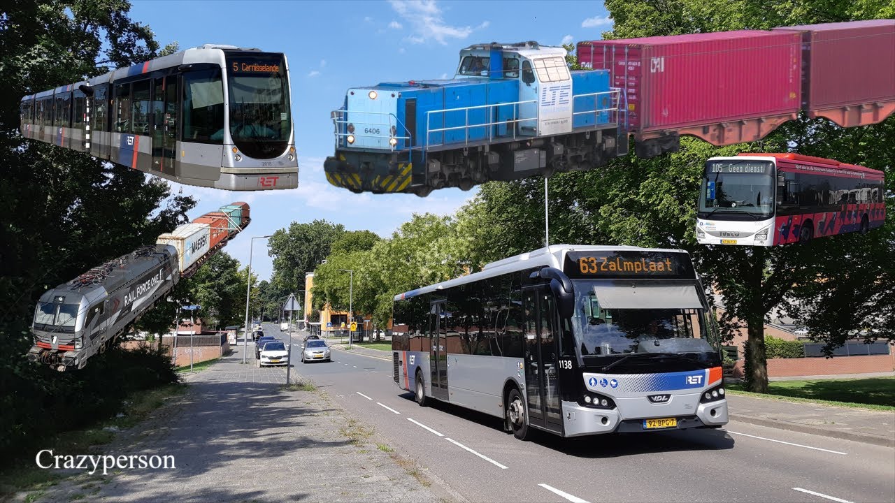 Bussen, Trams, Goederentreinen Rotterdam, Barendrecht, Spijkenisserbrug (2025)