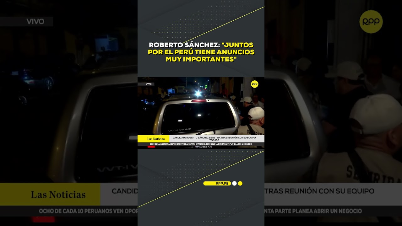 Roberto S&aacute;nchez: 