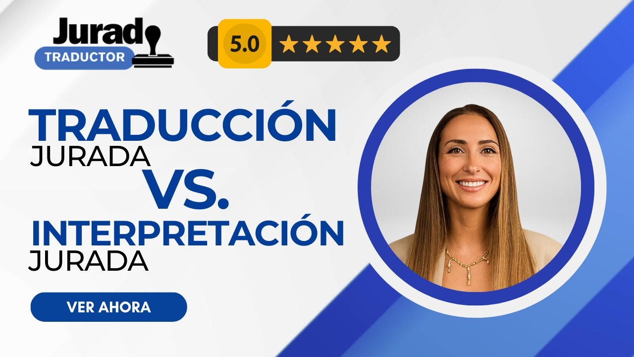¿Traductor jurado o intérprete jurado? | Diferencias clave
