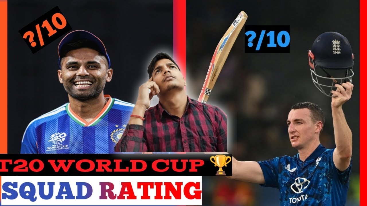 England and India playing 11 Rating discussion For T20 World Cup...!